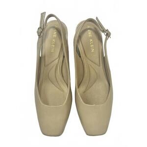 Anne Klein Women's Beige Slingback Heels Size 5.5